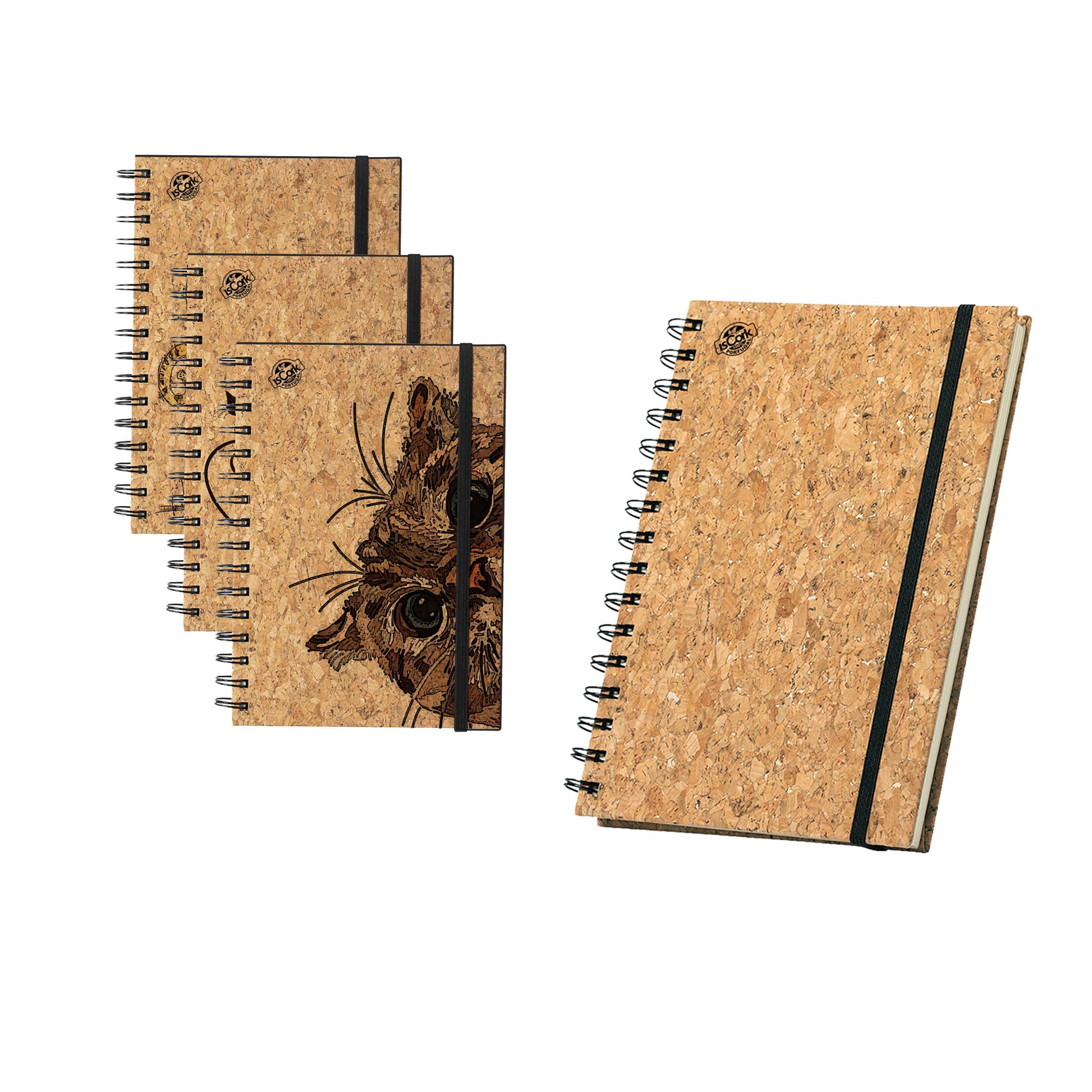 Cat Notebook Cork Notebook Vegan Notebook Cork Diary Cork Etsy UK