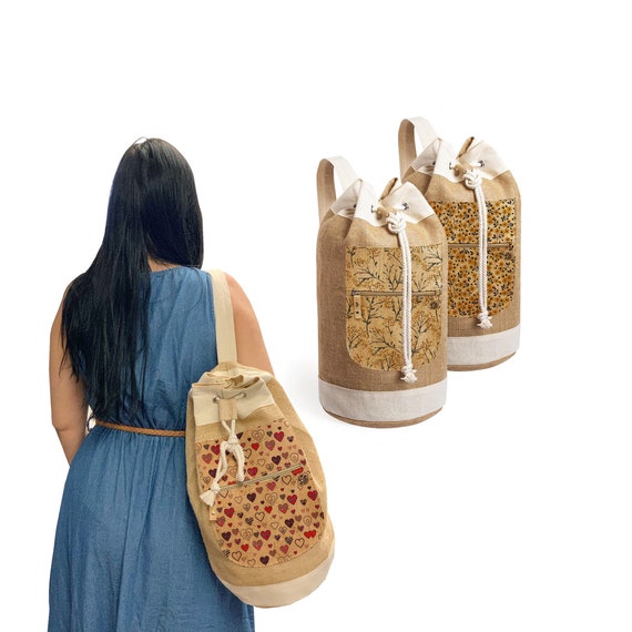 Jute school bags online hot sale