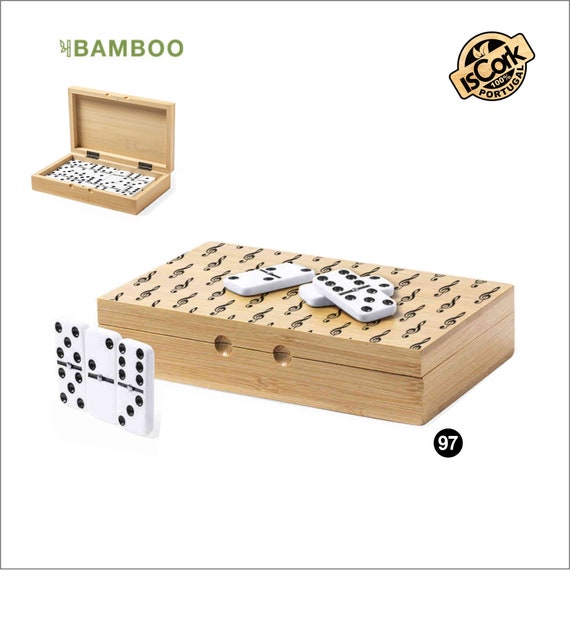 Personalized Domino Game, Bamboo Box, UV Engraved Gift - Etsy