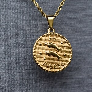 Collana segno zodiacale Pesci