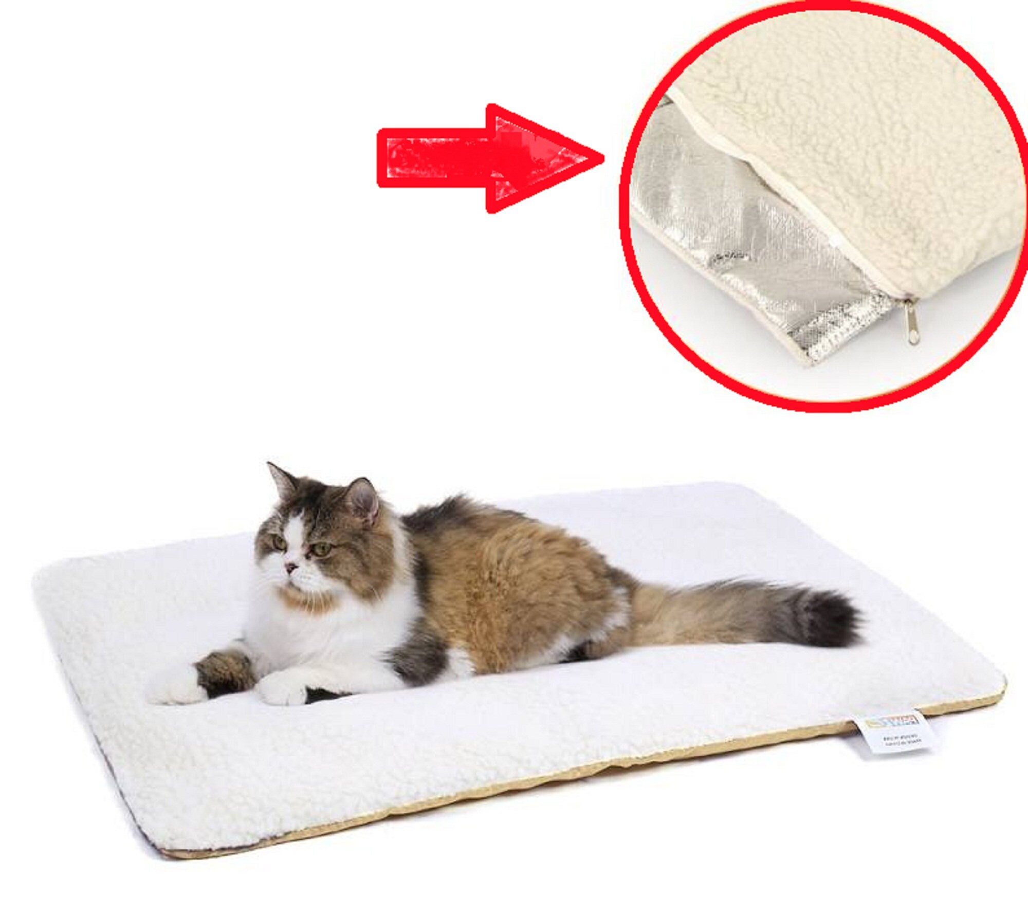 CAT BED Cat furniture Self Heating Pet Bed Fleece Etsy