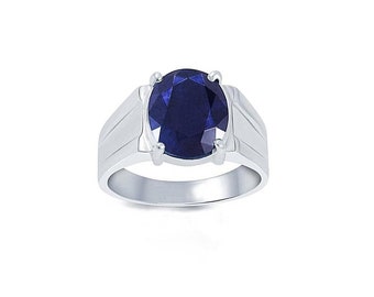 skyjewels Adult Certified 6.25 Ratti Bangkok Sapphire Neelam Gemstone Astrological Ring skyjewels Adult Certified 6.25 Ratti Bangkok Sapphire Neelam Gemstone Astrological Ring