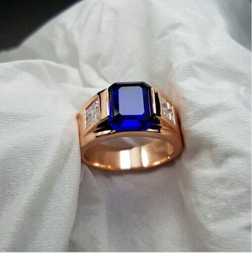 Mens Sapphire Ring Sterling Silver 925 Handmade Blue Sapphire Best Neelam  Ring #Handmade … | Mens gemstone rings, Mens gold jewelry, Sterling silver  rings gemstones