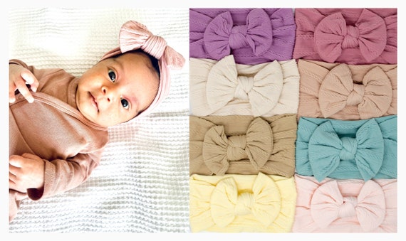 Baby top knot headband 2025