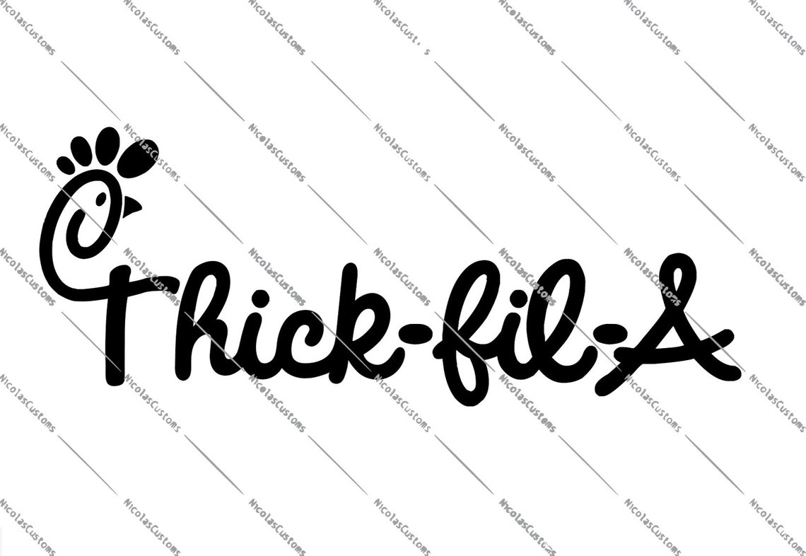Download Thick-fil-A SVG / PNG Cut File | Etsy