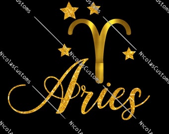 Aries Star Sign Zodiac SVG / PNG Cut File