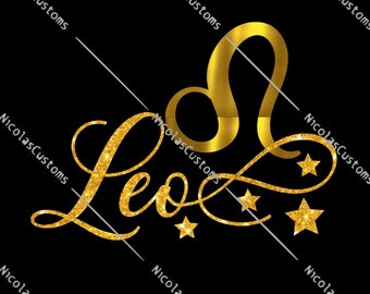 Leo Star Sign Zodiac SVG / PNG Cut File