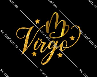 Virgo Star Sign Zodiac SVG / PNG Cut File