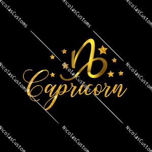 山羊座の星座 SVG / PNG カットファイル