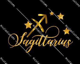 Sagittarius Star Sign Zodiac SVG / PNG Cut File