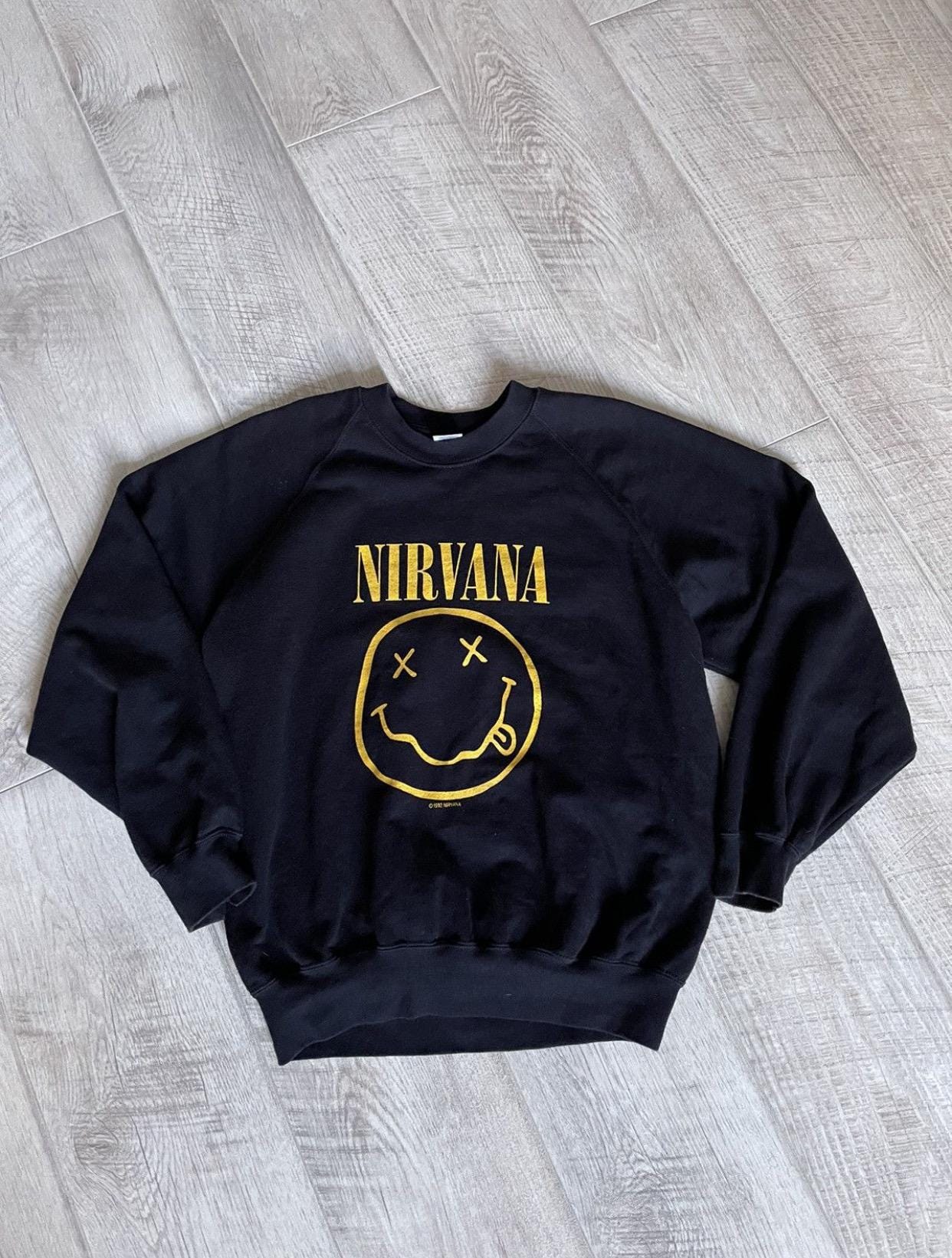Vintage Nirvana Sweatshirt - Etsy