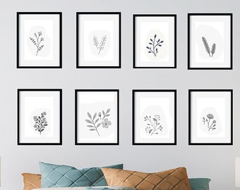 Gallery Wall Set Black and White - Etsy