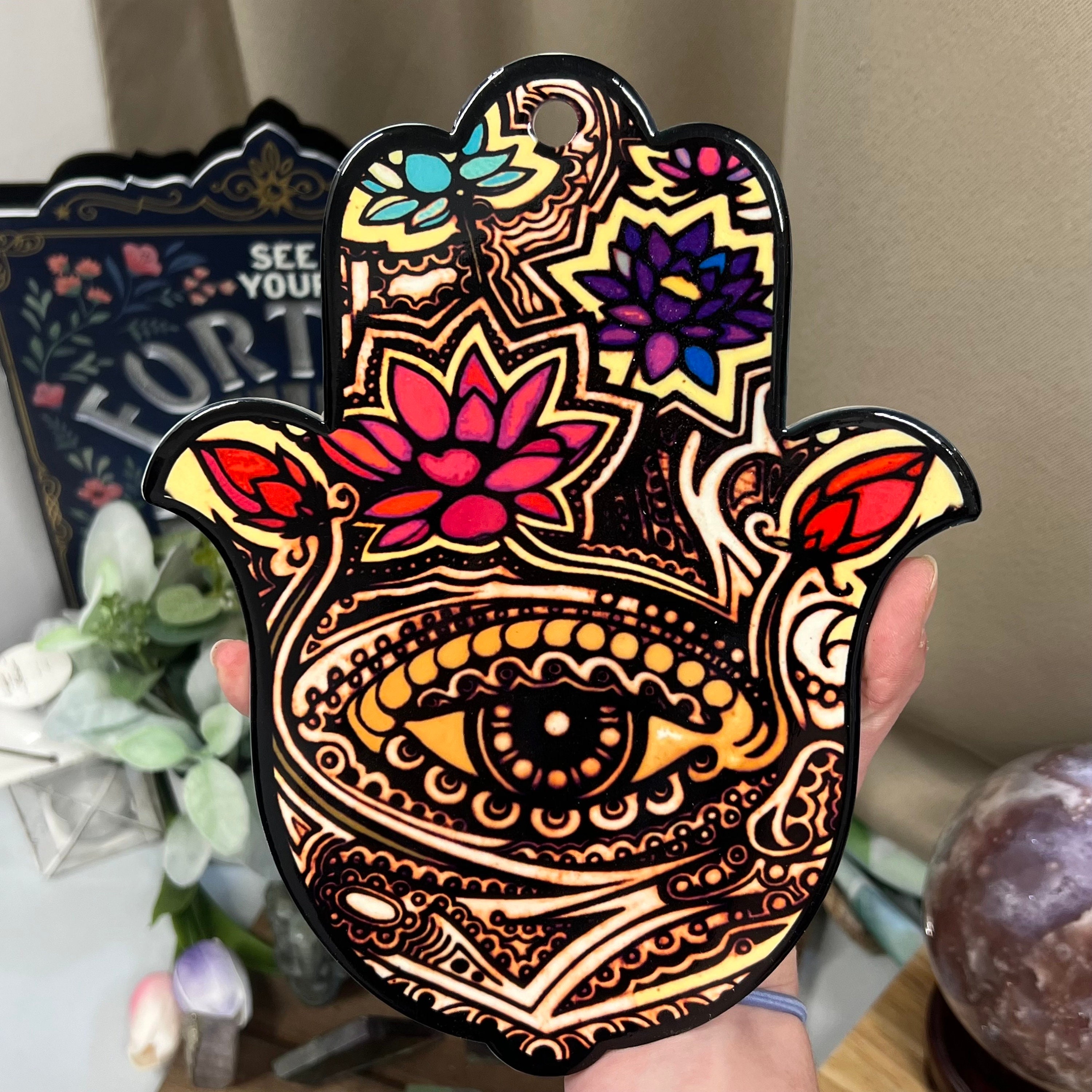 Ceramic Hamsa - Etsy