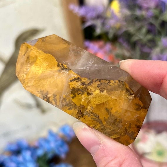 高品質デンドリティックゴールデンヒーラークォーツフリーフォーム