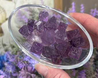Purple Fluorite Octahedron