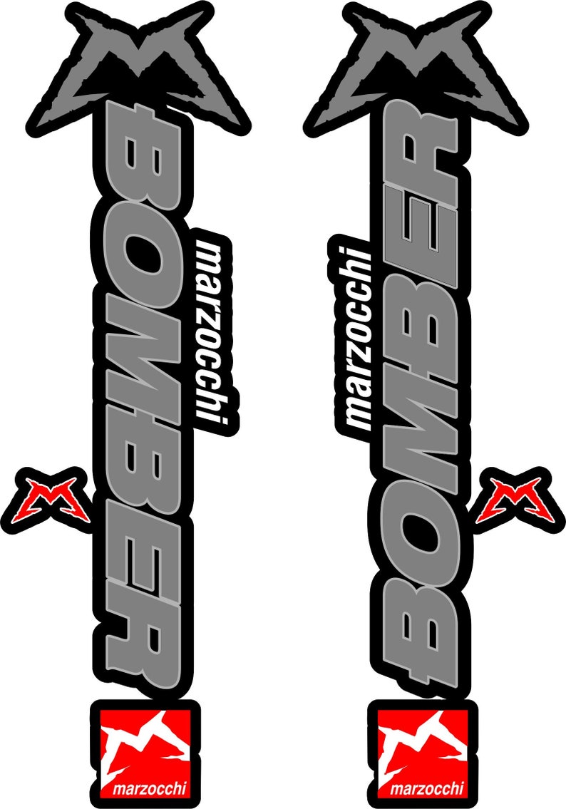 Marzocchi Bomber Fork / Suspension Stickers Decal Kit Bicycle Etsy