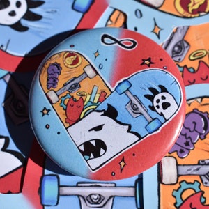 SK8 – porte-clés de Skateboard à doigt Infinity, DIY Langa Reki