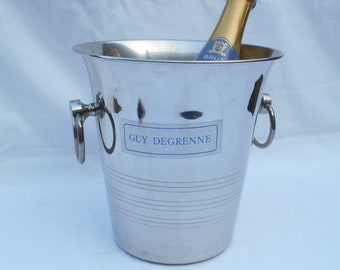 vintage Français Guy Degrenne Seau à Champagne