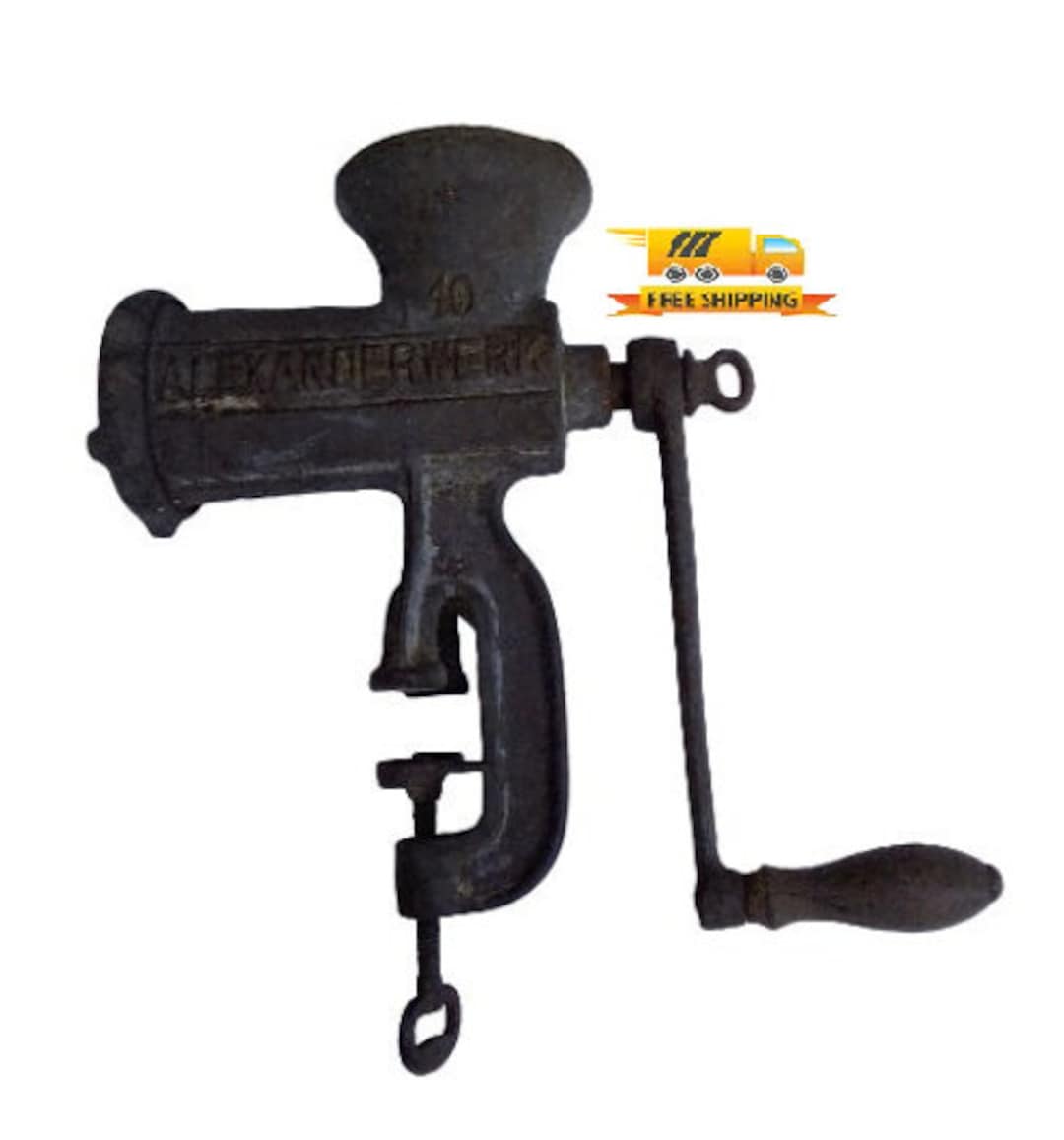 Vintage ALEXANDERWERK 10 Metal Table Top Meat Grinder Etsy