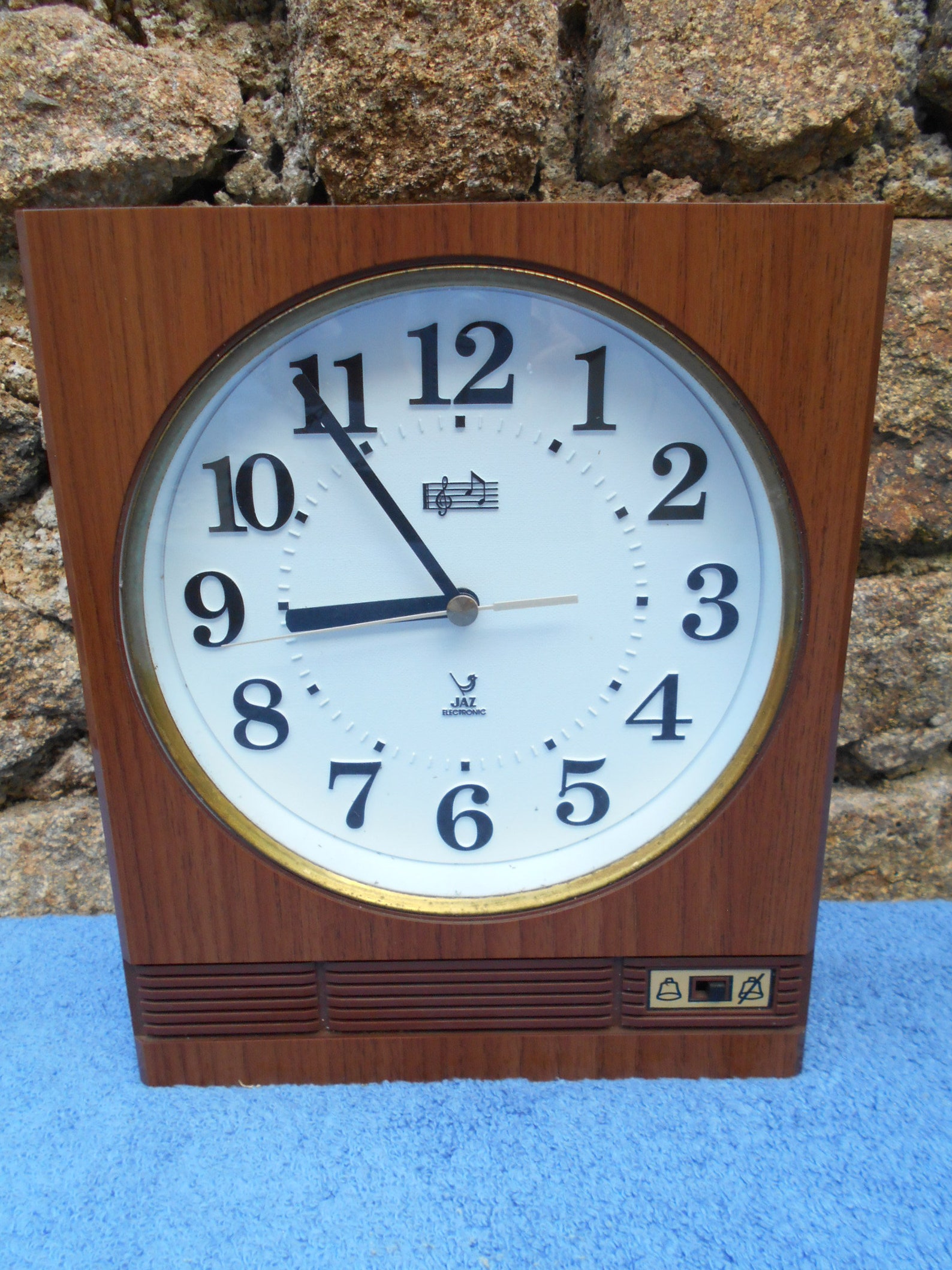 Vintage French Jaz Mechanical Chiming Wall Clock Etsy