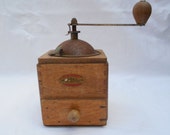 Vintage French ODAX Moulin a Café Coffee Grinder