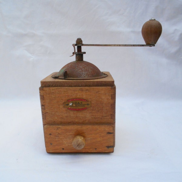 Vintage French ODAX Moulin a Café/Coffee Grinder