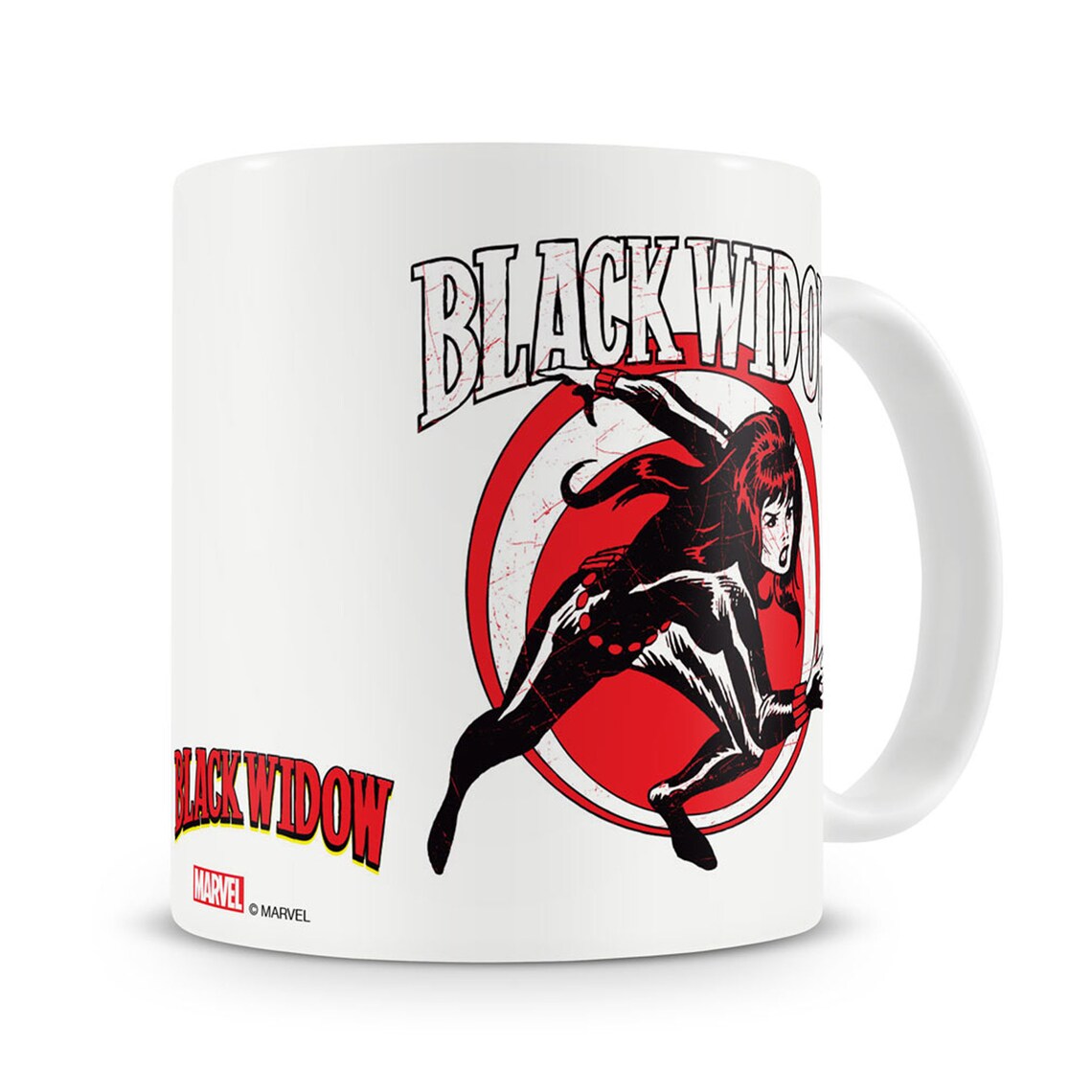 Marvel Comics Black Widow Licensed Coffee Mug Etsy