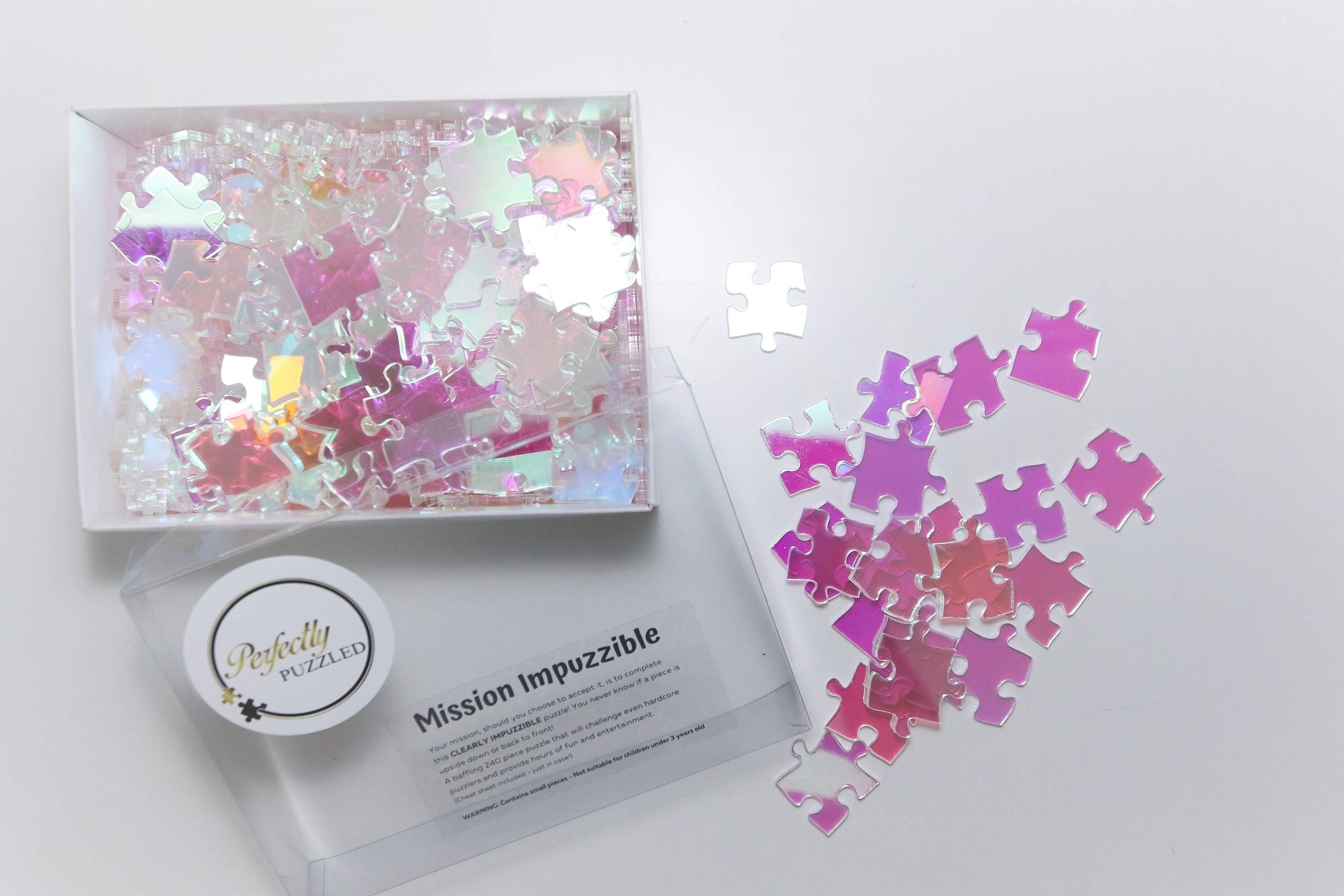 Jigsaw Puzzles Very Hard Burning Brain Nosey 9 Puzzle Plastic Acrylic 