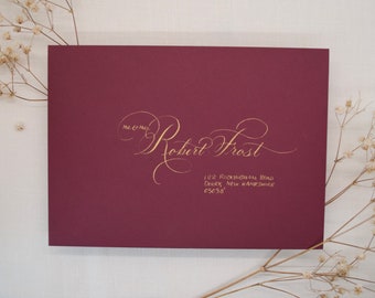 Custom Calligraphy Envelopes | perfect for wedding, holiday, and party invitations