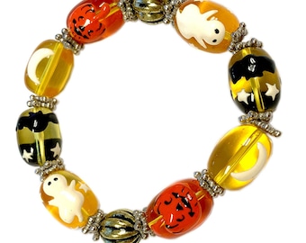 Set Di Braccialetti Elastici Di Halloween: Gioielli Fantasma - Foto 4