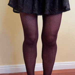 Nuevo*Medias de cintura en zigzag para mujer, regalo para ella, ropa de mujer, cómodas