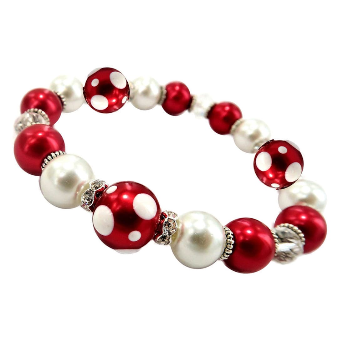 Christmas Bracelets for Women Christmas Gift for Her Polka Etsy