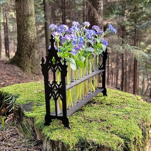 Miniatur Blumenständer, Gothic Reagenzglas Ständer, Miniatur Vermehrungsstationen