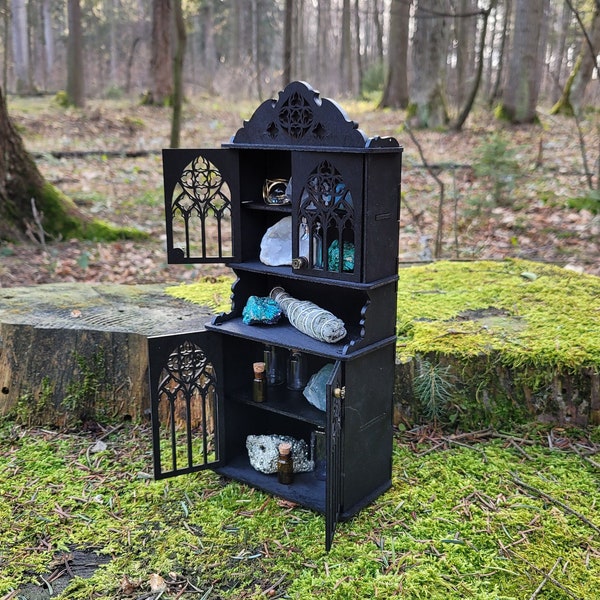 Miniature cupboard,  Fairy apothecary, Larder