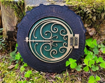 Miniature fantasy door, Magic fairy door, Hobbit door