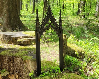 Goth ornamented mirror