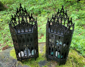 Miniature Curio Storage Collector Cabinet • Gothic Decor Mini • Dark Fantasy Shelf