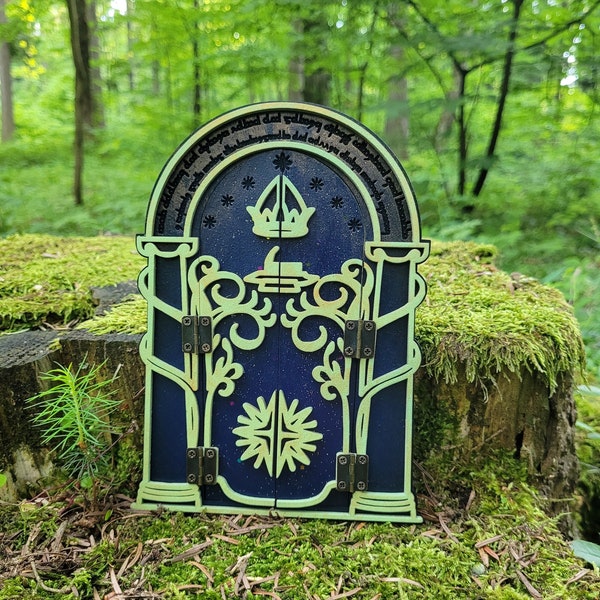 Miniature door to Moria, Miniature fantasy door