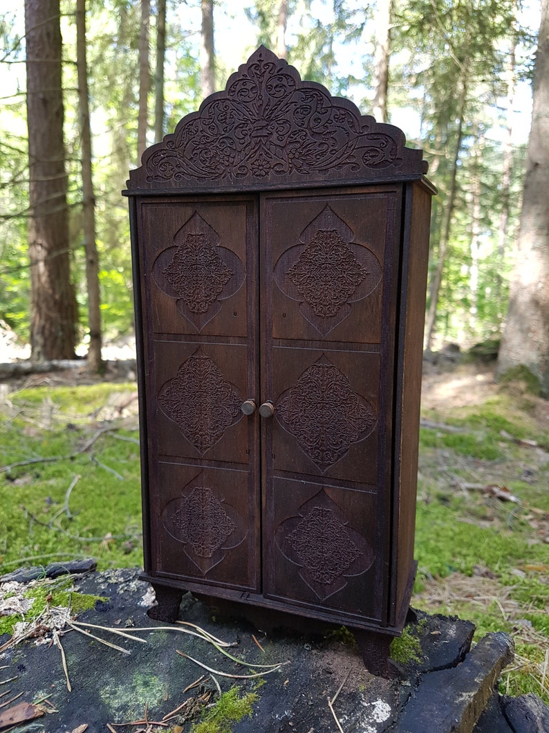 Miniature wardrobe Narnia wardrobe Elves wardrobe Etsy