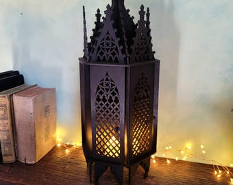 Vintage Style Dark Wood Box • Crystal Keeper • Cigar Holder, Memorial Locket & Shadow Display Stand