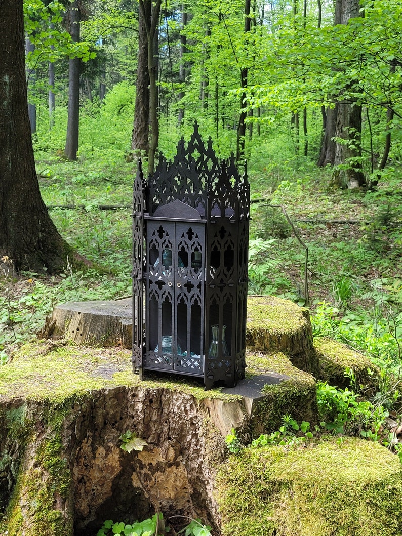 Curio cabinet (Big), Witch's secretary, Gothic Secretaire