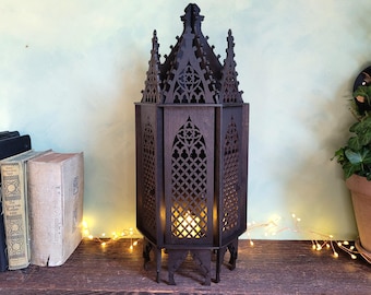 Mid Century Decorative Cabinet • Gothic Display Case • Altar Decor Piece