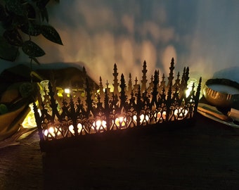 Gothic tealight holder, Gothic tealight stand (flameless tealights only!)