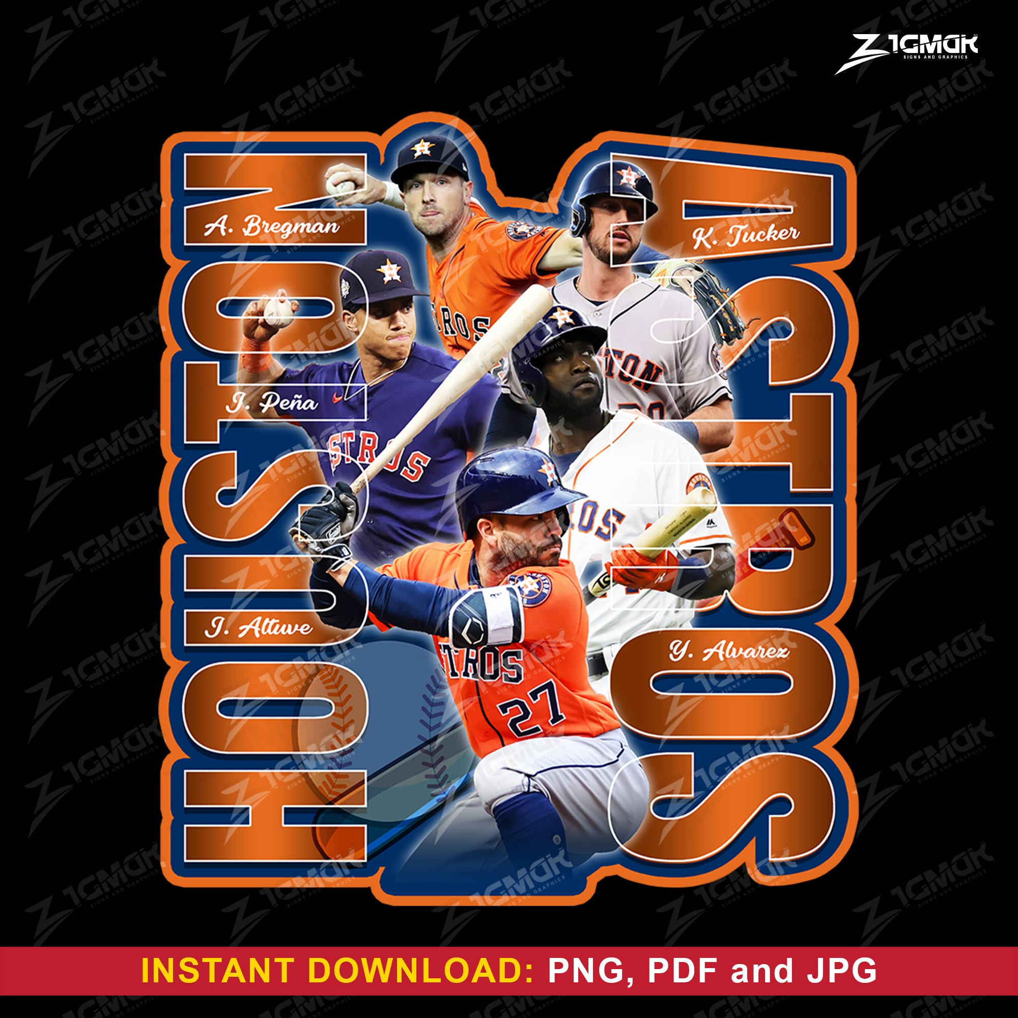 Houston Astros T-Shirt Jose Altuve 27 Signature Astros Gift - Personalized  Gifts: Family, Sports, Occasions, Trending