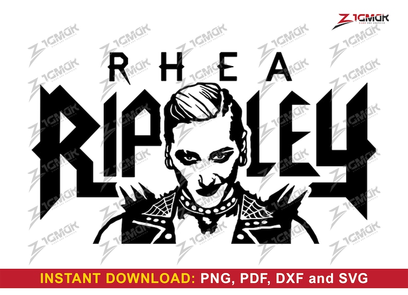 Rhea Ripley Svg Instant Download Digital Files Png Pdf Etsy UK