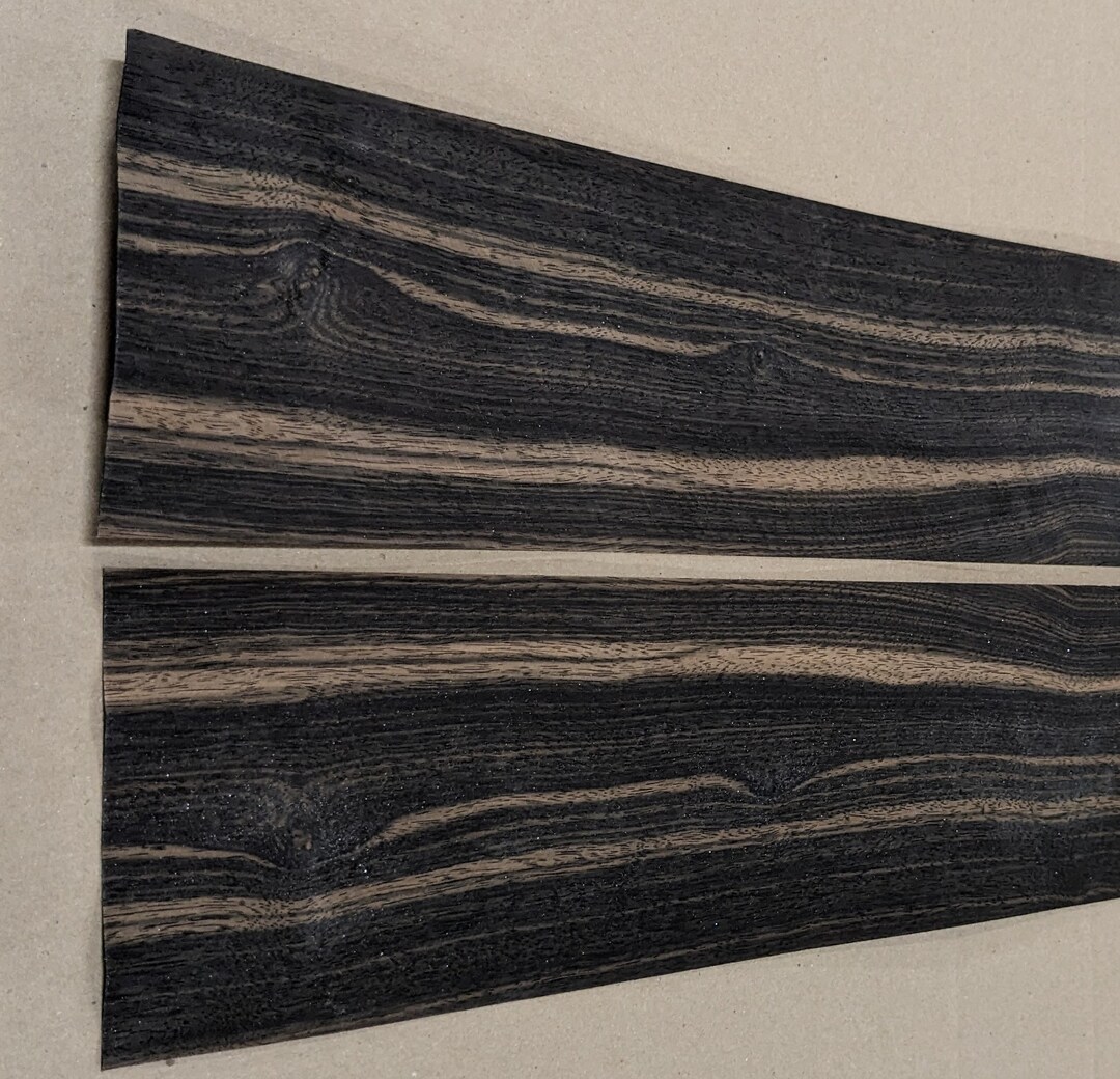 Ebony Veneer Natural Wood Flitch Etsy