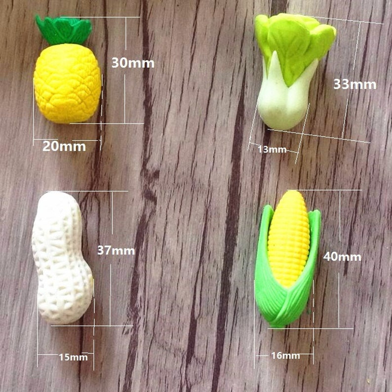 Corn Erasers set of 2 Etsy