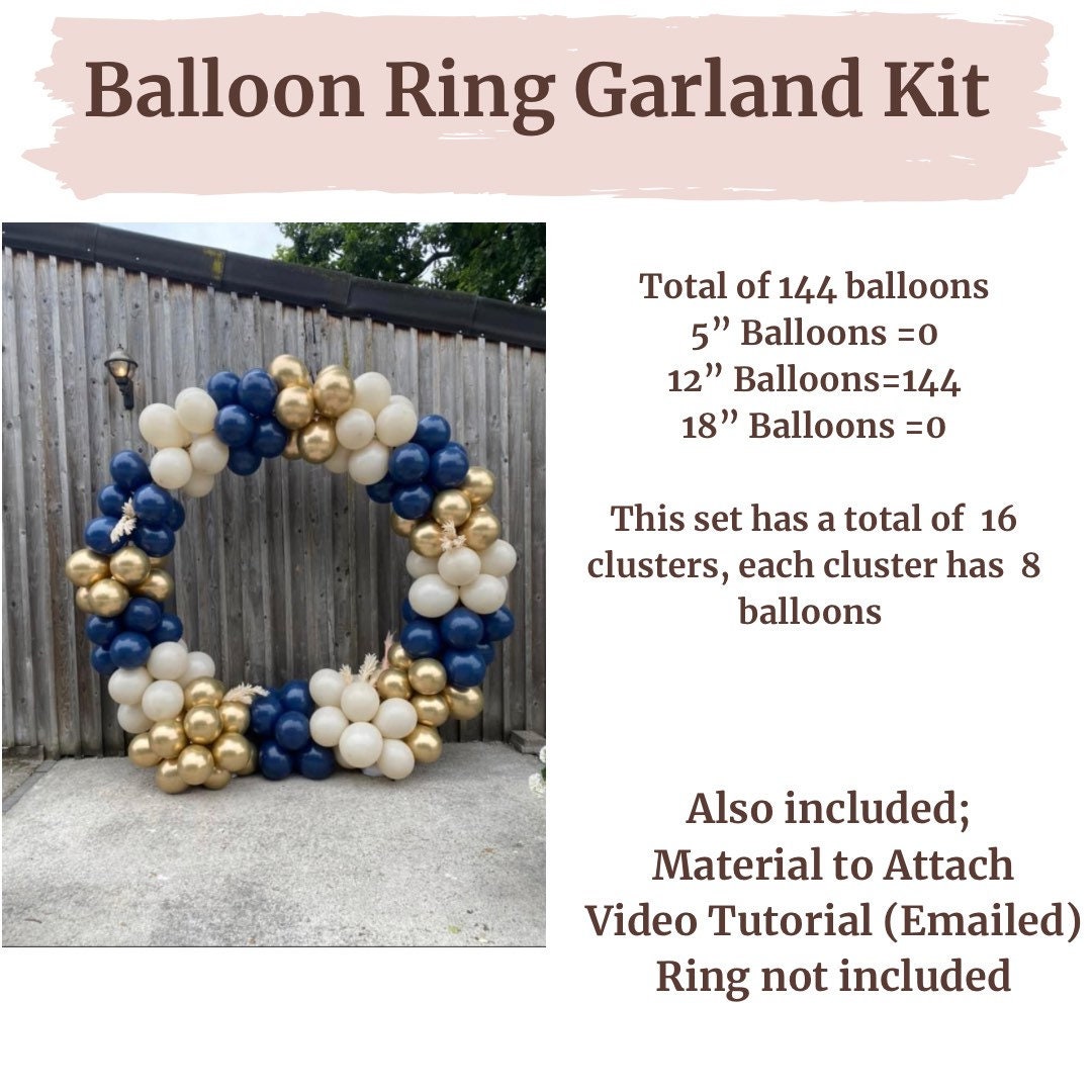 DIY Balloon Garland Kit, Pick Your Own Colour, Custom Balloon Garland
