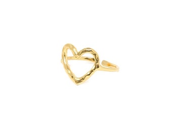 Joanna Gold Heart Ring