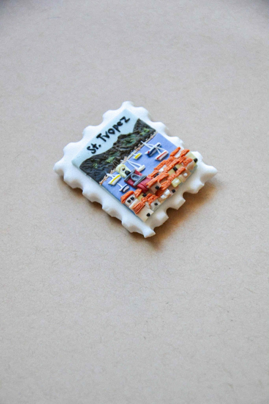 St Tropez Fridge Magnet: French Riviera Post Stamp Souvenir - Etsy Canada